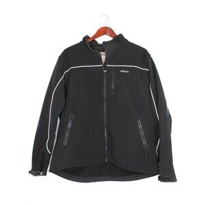 CAT Caterpillar Mens Jacket XL Black Soft Shell Apparel Accessories Fleece Lined